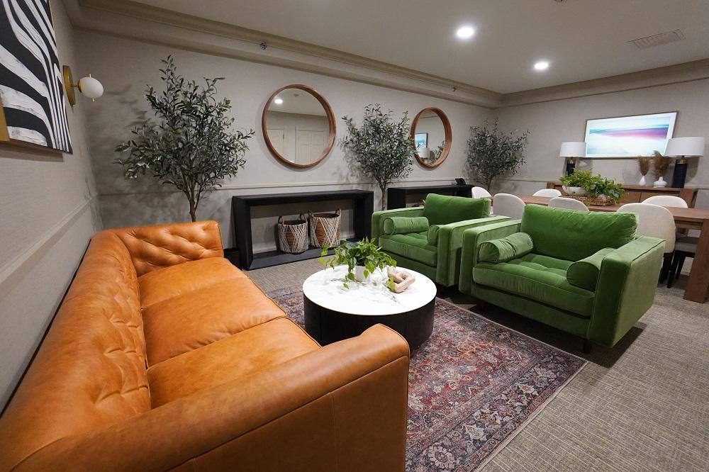 conference room showing table and sitting area